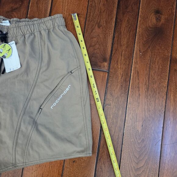 DECATHLON Creation ROCKRIDER Shorts Men's L Khaki Mountain Biking MTB New w/ Tag - Picture 9 of 13
